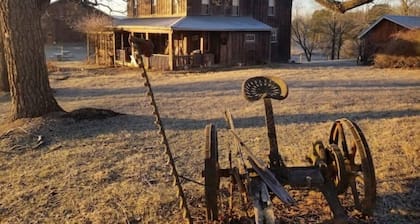 Peace and quiet at the farmhouse in the grassland hills of Fulton County, Pa.