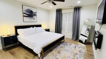 3 bedrooms, iron/ironing board, travel cot, free WiFi