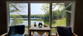 Fiebing's Rustic/Remote Cabin on two Private Lakes
