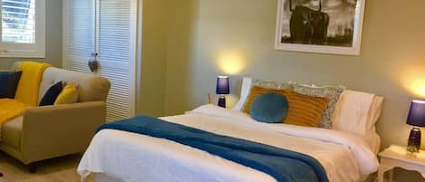 1 chambre, fer et planche Ă repasser, Wi-Fi, literie fournie