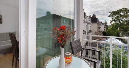Ferienwohnung "Charmante Stadtwohnung Im Zentrum" mit Balkon und WLAN