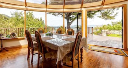 Sea views from holiday house