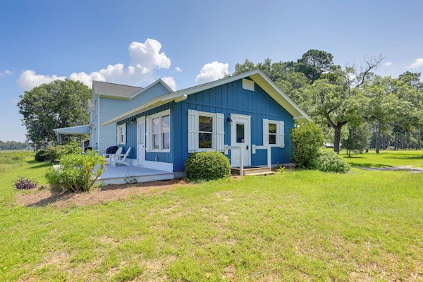 Beaufort Vacation Rental | 1BR | 1BA | 576 Sq Ft | Stairs Required
