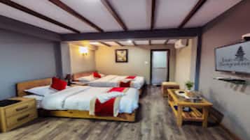 Kamar Double Deluks | Wi-Fi gratis dan seprai linen