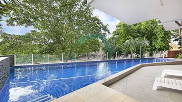 Indoor pool, outdoor pool