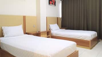 Kamar Twin Standar | 1 kamar tidur, meja kerja, dan Wi-Fi gratis