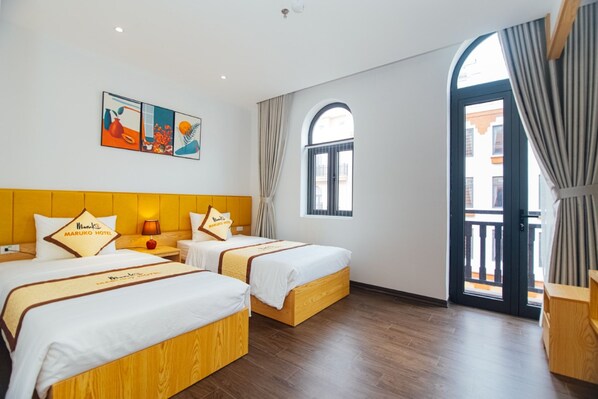 Family Double Room | Hypo-allergenic bedding, minibar, blackout drapes, soundproofing - MARUKO HOTEL HA LONG (Ha Long)