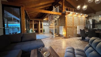 Smart TV, chimenea