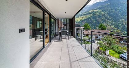 Appartement "Lodge Terrace Exclusive Large" avec vue montagne et Wi-Fi