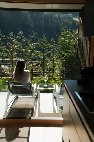 Einzimmerapartment 'Garden Lodge Exclusive One' mit Bergblick, privater Terrasse und WLAN