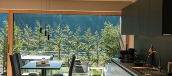 Studio Apartment 'Garden Lodge Exclusive One' with Mountain View, Private Terrace and Wi-Fi