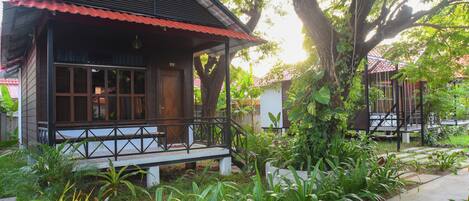 Overnatningsstedets facade