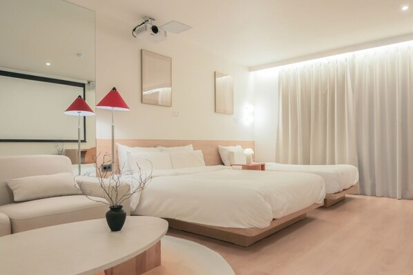 비즈니스 트윈룸 | 고급 침구, 노트북 작업 공간, 방음 설비, 무료 WiFi