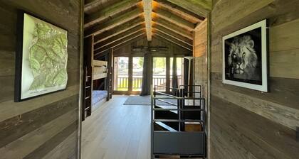Duplex 11 pers. au centre de Crest-Voland, cheminée, ski-room, wifi, non fumeurs