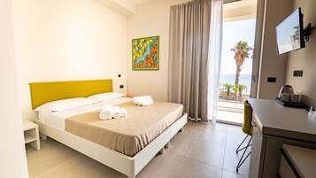 Panoramic-Doppelzimmer | Hochwertige Bettwaren, Daunenbettdecken, Minibar, Zimmersafe