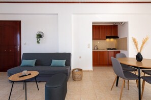 Apartment, 2 Bedrooms, Balcony | Living area