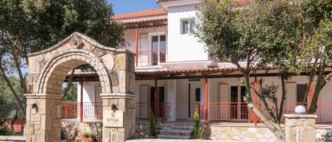 Fassade der Unterkunft