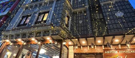 Façade de l’hébergement