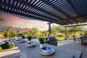 Terrace/patio - Chic and Cozy Retreat w/ Heated Pool, Stay A While (Queen Creek)