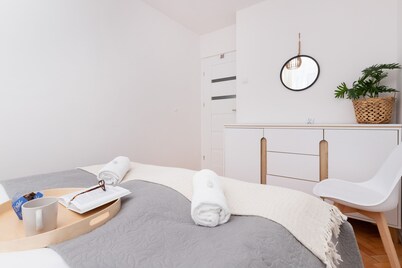 Spacious Apartment | Workspace and Balcony