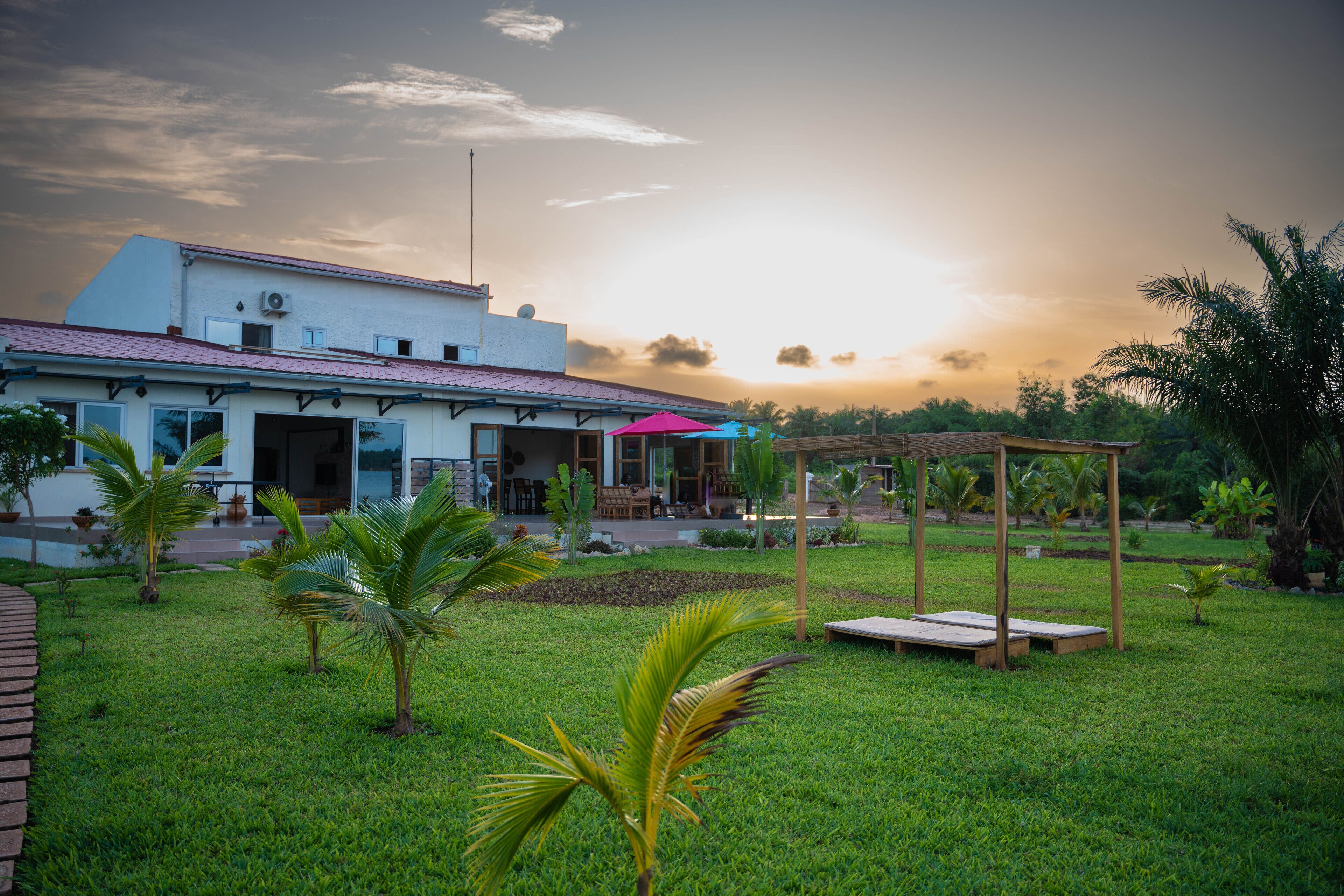 Fassade der Unterkunft