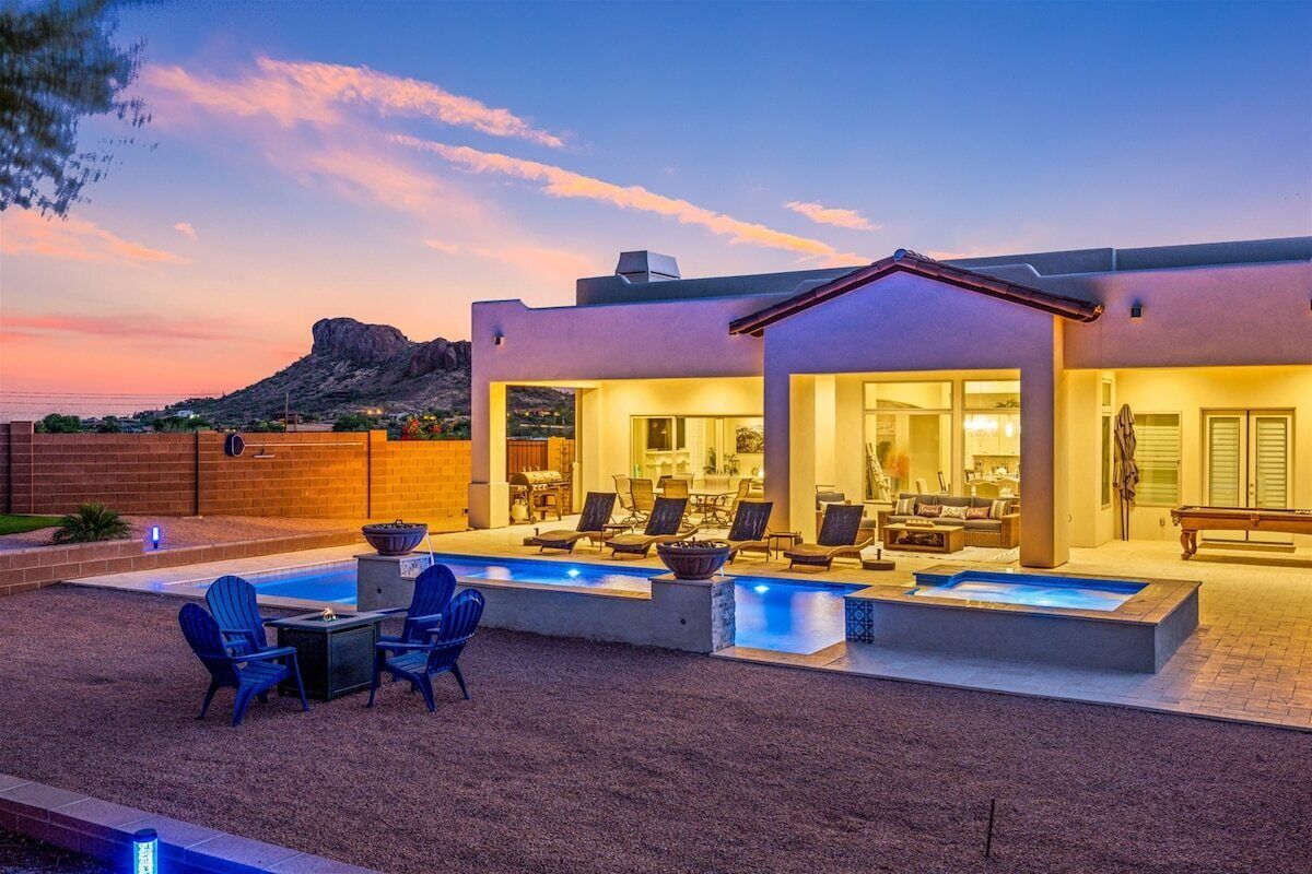 Una piscina climatizada