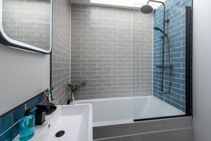 Shower, hair dryer