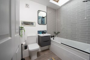 Shower, hair dryer