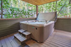 Idromassaggio all'aperto