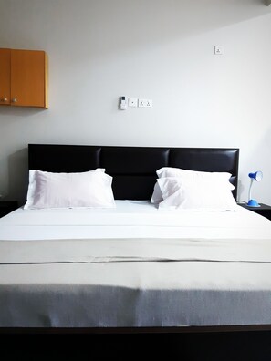 1 habitación, sistema de insonorización y tabla de planchar con plancha 