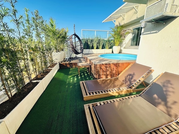 Terrace/patio - Linda Cobertura com Piscina Aquecida e Vista MAR (Rio de Janeiro)