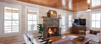 Peaceful Creekside Retreat w/ Fire Pit & Game Room Near Historic Lexington, VA