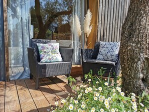 Terrace/patio - Maison en Bois Avec vue Époustouflante ! (Venelles)