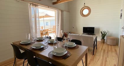 Chalet sur Pilotis, Esprit Film 37°2, Gruissan Plage Wifi