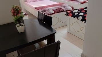 Soundproofing, iron/ironing board, free WiFi