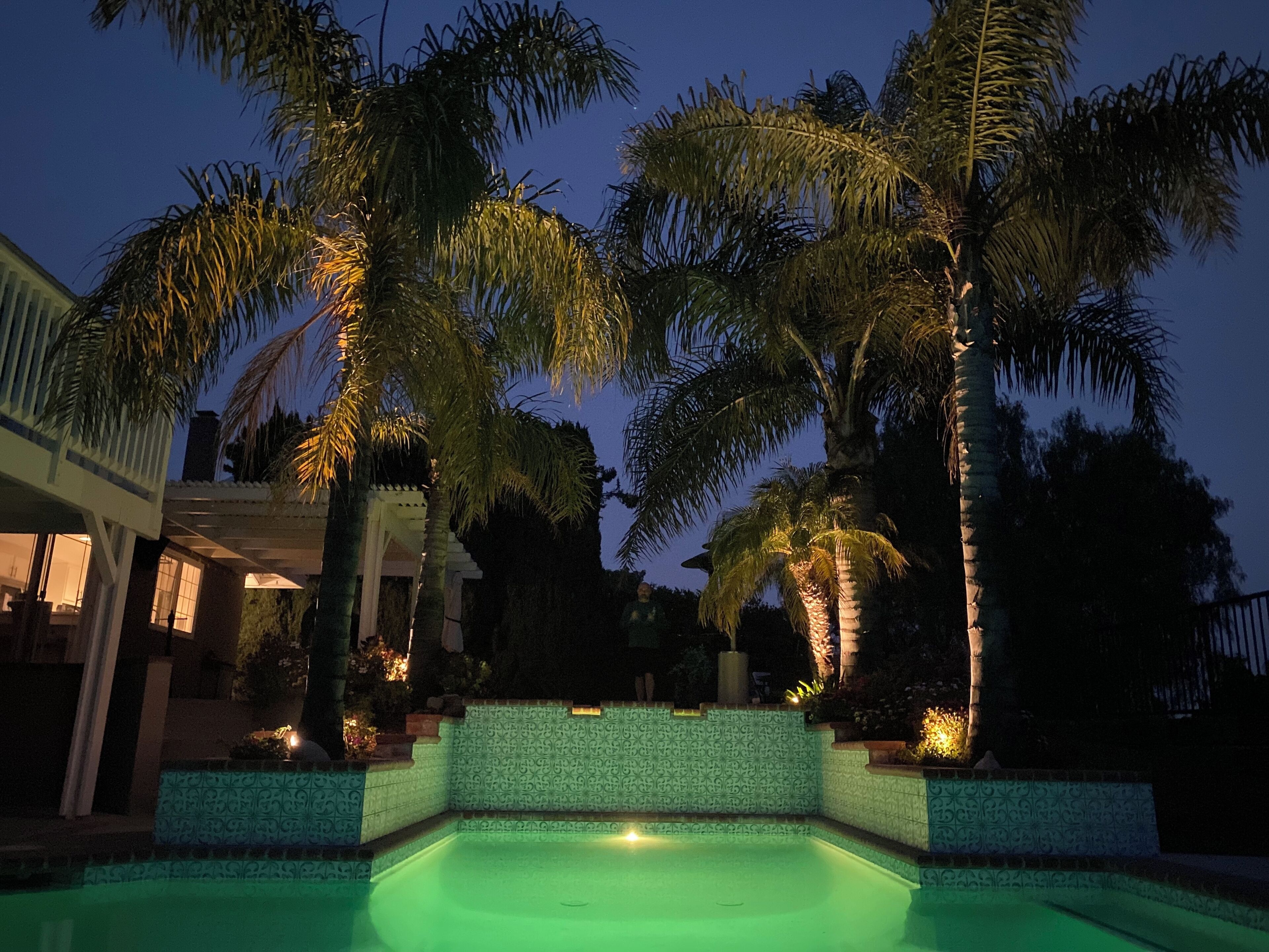 Una piscina riscaldata