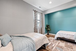 3 bedrooms, iron/ironing board, travel crib, free WiFi