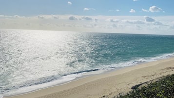 Plage à proximité, chaises longues, serviettes de plage