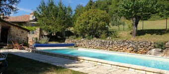 A paradise with view of the cote du Rhone valley