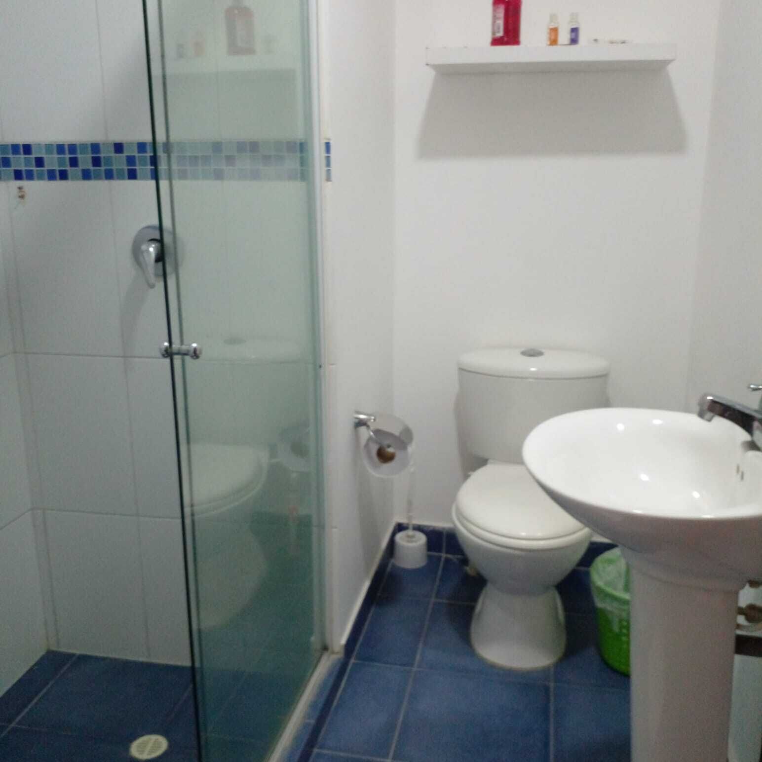 basic double room | bathroom | shower, free toiletries, towels, soap