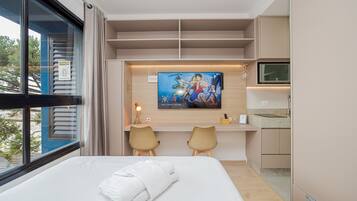 Studio | 1 slaapkamer, een laptopwerkplek, gratis wifi, beddengoed