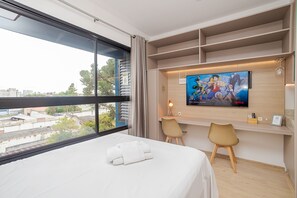 開放式客房 | 手提電腦工作空間、免費 Wi-Fi、床單