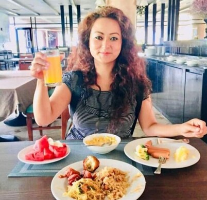 Flat in gangtok with green lawn and kitchenette