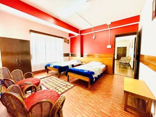 Apartment in gangtok beautiful garden and kitchen