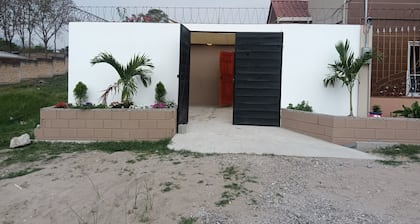 House 2 story 3 planter's at front beige& Brown color