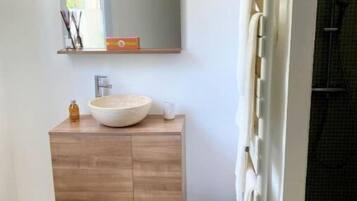 Douche, papier toilette