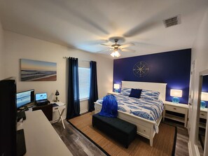 1 soveværelse, skrivebord, strygejern/strygebræt, Wi-Fi