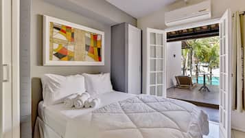 Elite Suite, 1 Double Bed, Balcony, Sea View | 1 bedroom, Egyptian cotton sheets, premium bedding