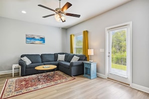 Townhome, 3 Bedrooms | Living area | Smart TV - 7664 Shadow Lake - Happy Horizons - 3 Bedroom 3 Townhouse by RedAwning (Panama City Beach)