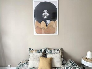 3 soverom, strykejern/-brett, reiseseng for barn og wi-fi (inkludert)